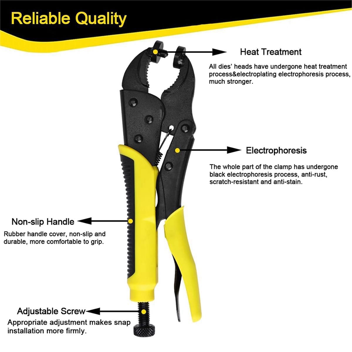 Snap Plier Setter - Sep.HOT~Hochleistungs-Druckknopf-Werkzeugset mit 25 Druckknopf-Sets, Druckknopfzange für