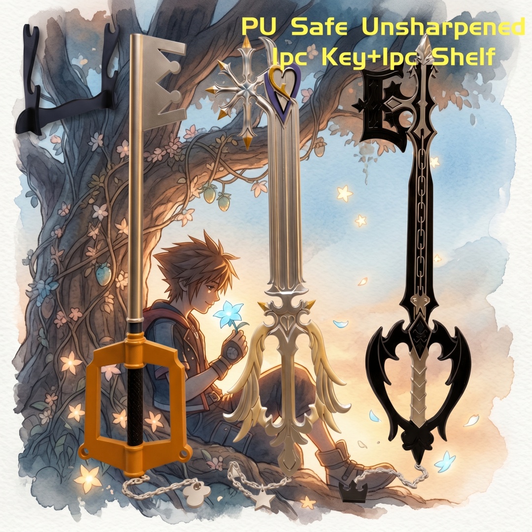 Keyblade Cosplay Prop - 34 Zoll Kingdom Hearts Sora Schlüsselschwert