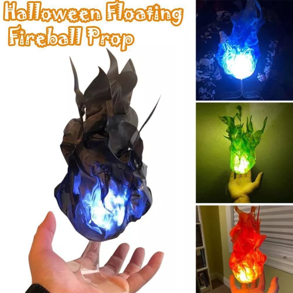 Cosplay Fireball Prop - Cosplay-Requisiten Schwebender Feuerball Halloween-Deko Wiederverwendbare Geister-Feuerlampe