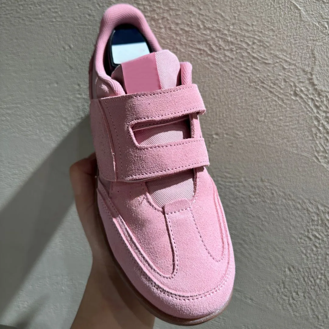 Velcro Hook Loop - Retro-Sneaker mit Klettverschluss für Damen, weiches
