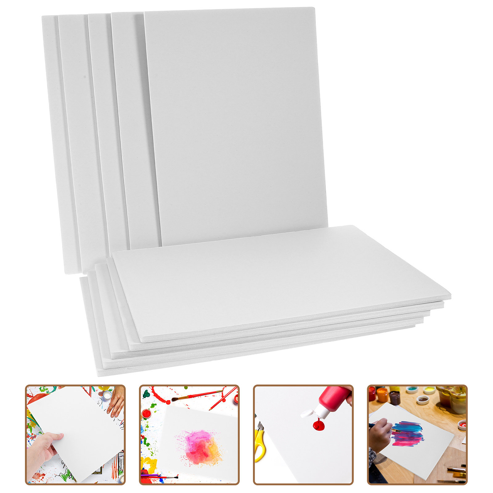 Cosplay Prop Foam Board - 10 Stück Leere Schaumstoffplatten, Große Dicke