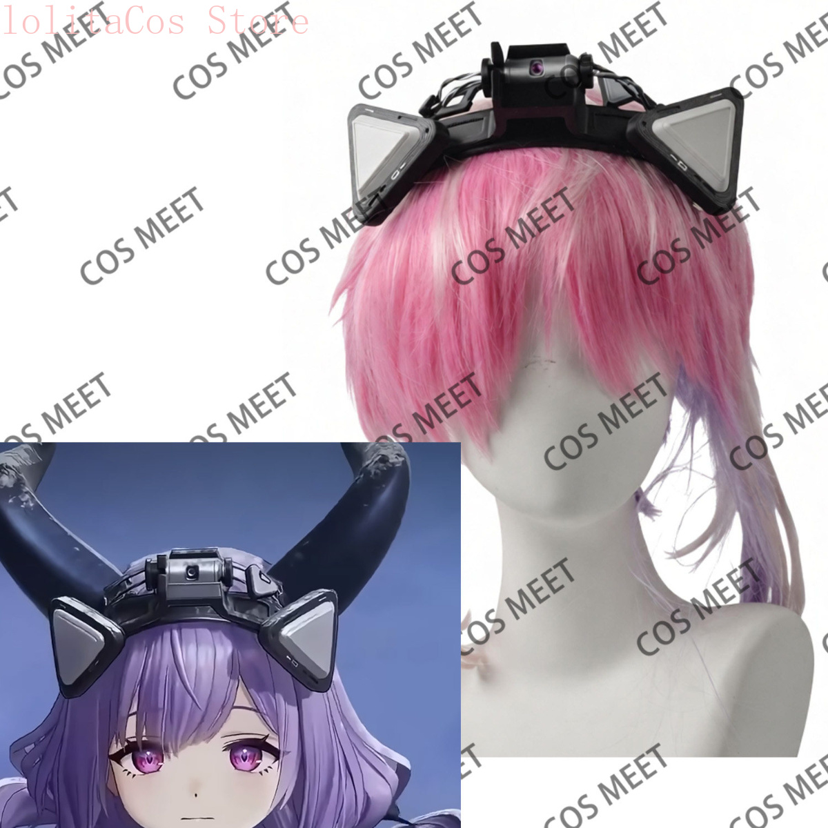Cosplay Prop 3D Print - Arknights: Endfield Typhoeus 3D-gedruckte Cosplay-Requisiten Haarspange