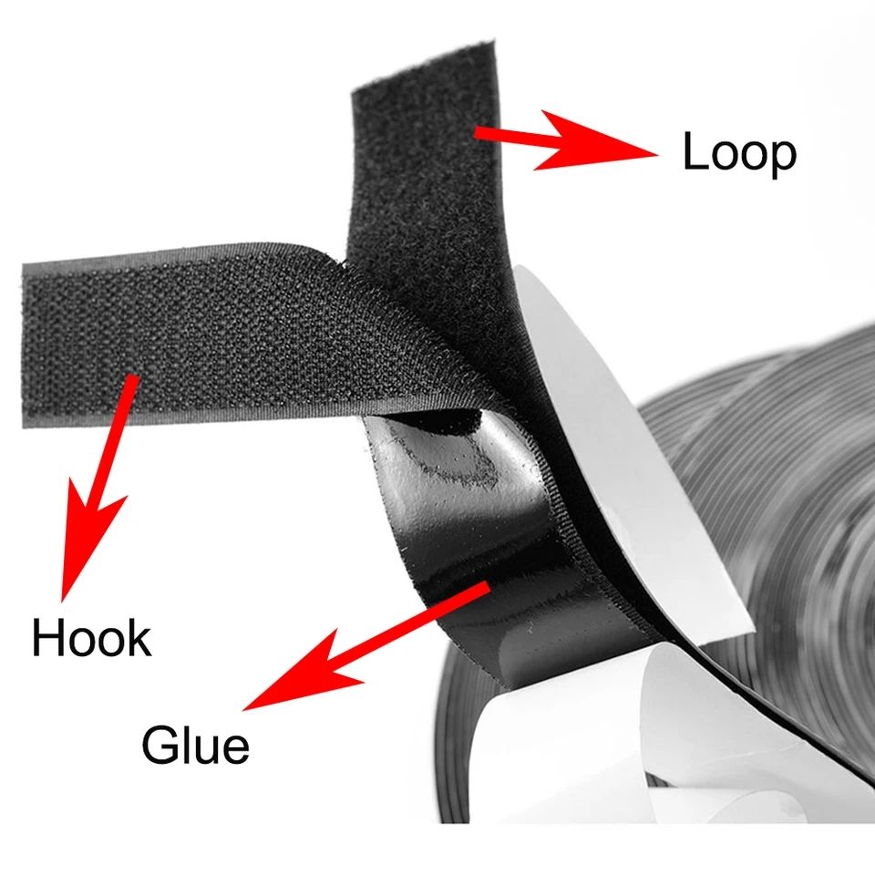 1/3/5 m starkes selbstklebende – Velcro Hook Loop Bewertung und Preis