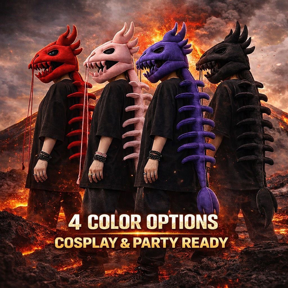 Dinosaurier-Skelett-Plüsch-Kop – Cosplay Prop Patterns Bewertung und Preis