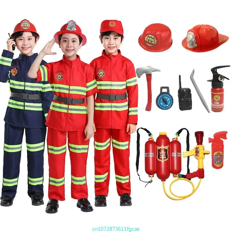 Kinder Feuerwehrmann Uniform S – Cosplay Prop Works Bewertung und Preis