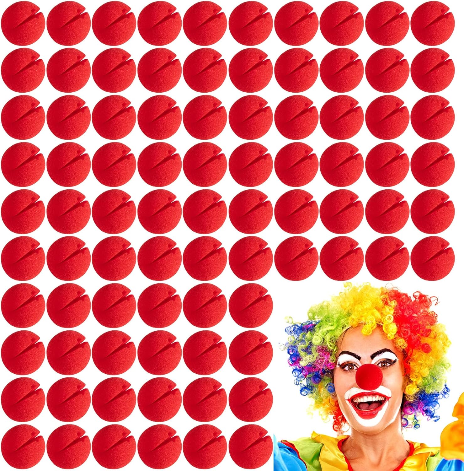 Rote Clownsnase, Zirkus-Clowns – Cosplay Prop Foam Bewertung und Preis