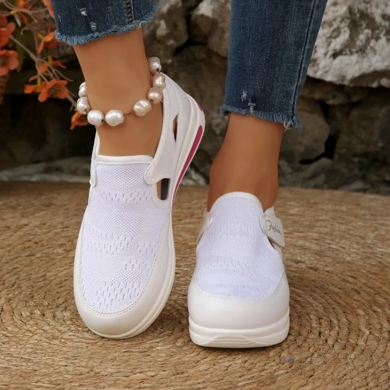 Damen Plateau-Slipper mit gesc – Velcro Hook Loop Bewertung und Preis