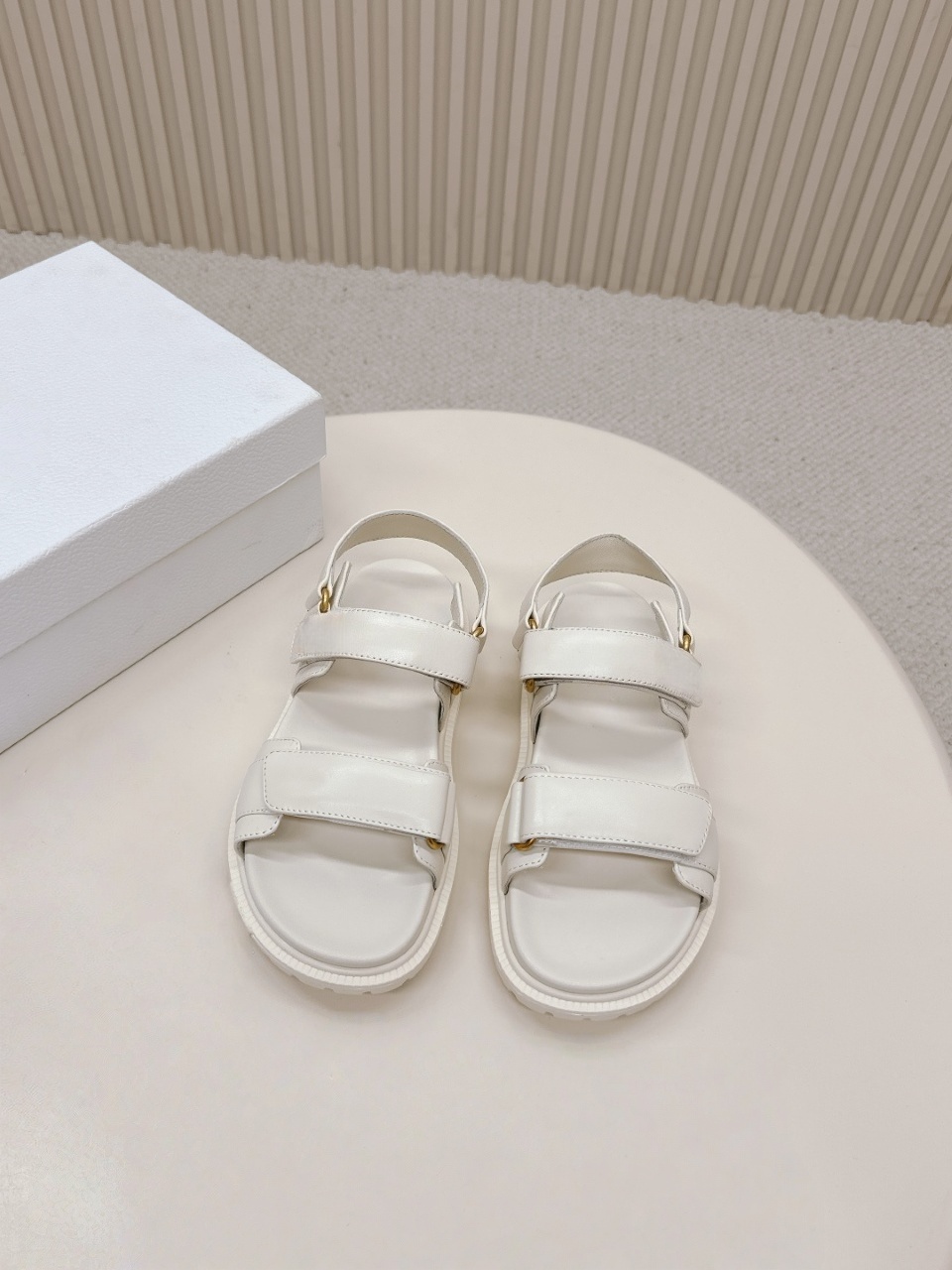 Luxuriöse Damen-Plateau-Sandal – Velcro Hook Loop Bewertung und Preis
