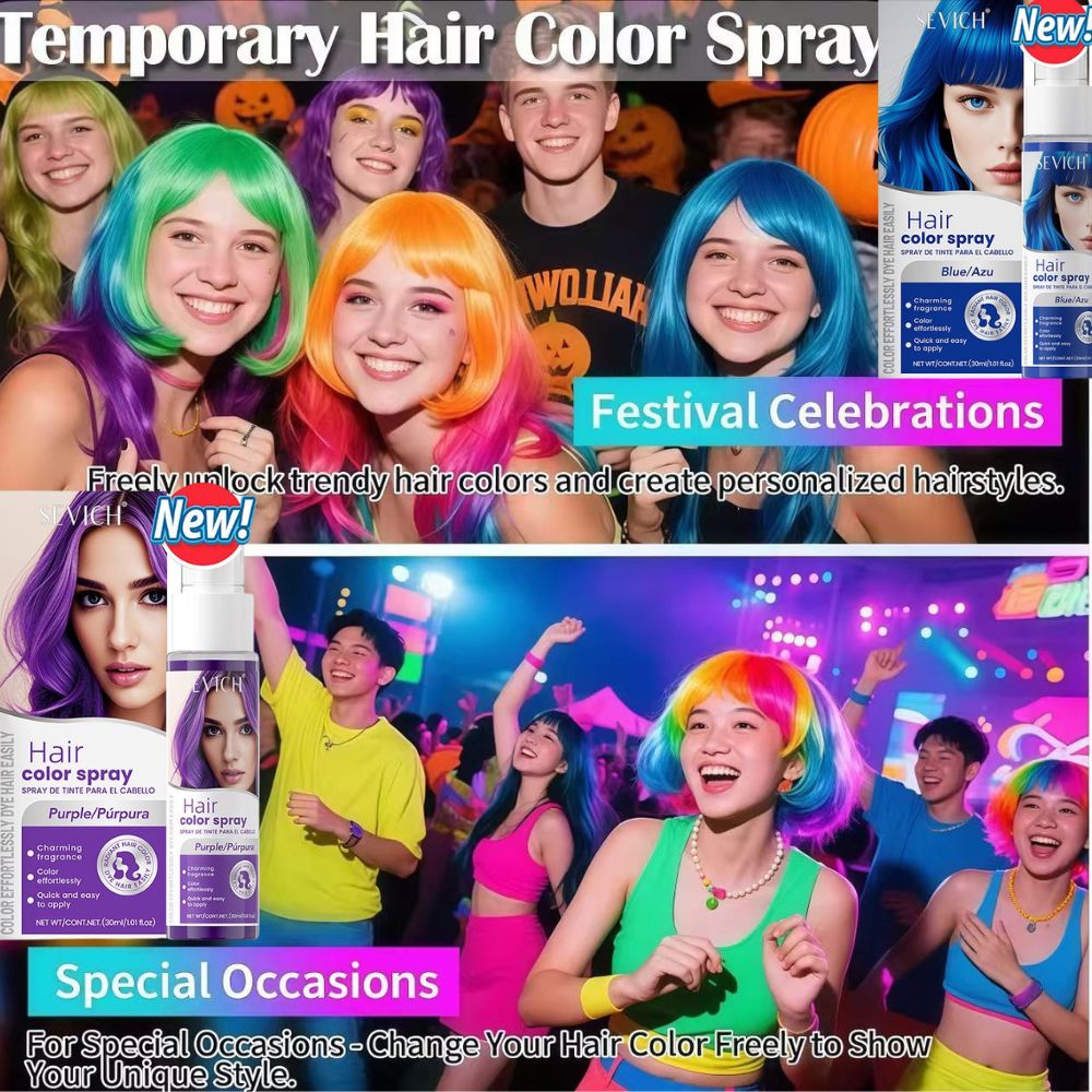 8-Farben-Haarfarbspray, Einweg – Hair Spray Color Bewertung und Preis