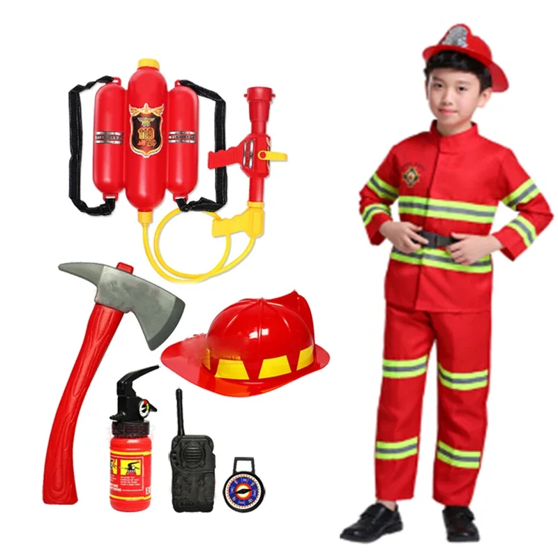 Neue Feuerwehrmann-Uniform Sam – Cosplay Prop Works Bewertung und Preis