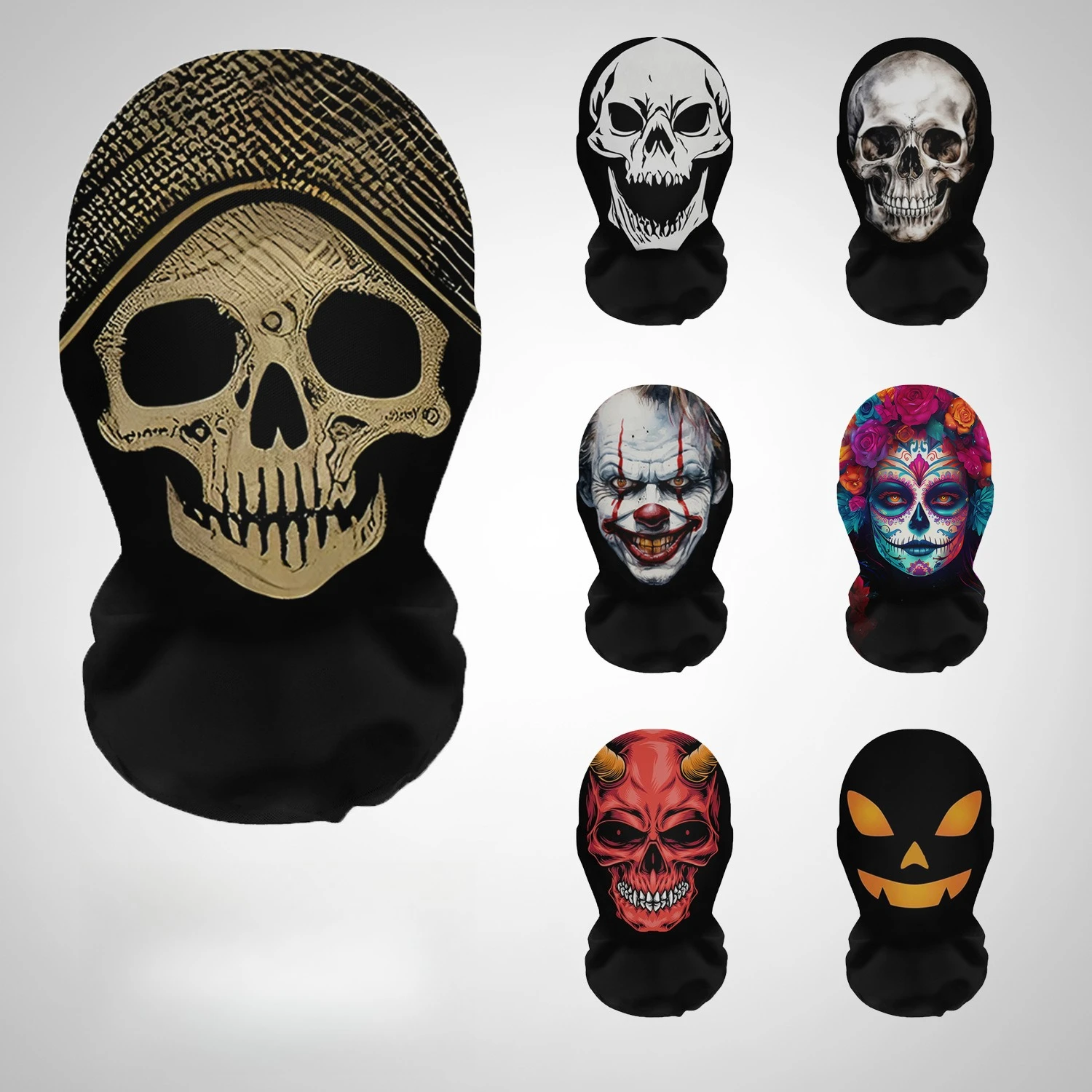 Halloween Terror Masken 3D Dru – Cosplay Prop Patterns Bewertung und Preis