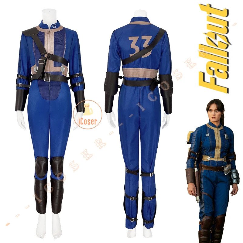 Fall Cos Out Lucy Cosplay Kost – Fallout Cosplay Prop Bewertung und Preis