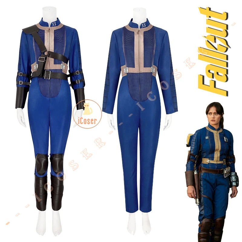 Fall Cos Out Lucy Cosplay Kost – Fallout Cosplay Prop Bewertung und Preis